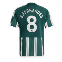Manchester United Bruno Fernandes #8 Vonkajší futbalový dres 2023-24 Krátky Rukáv